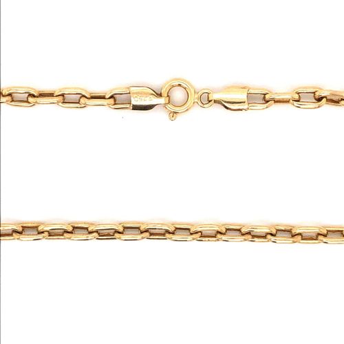 Chain Necklace 18K Yellow Gold Oval Cartier