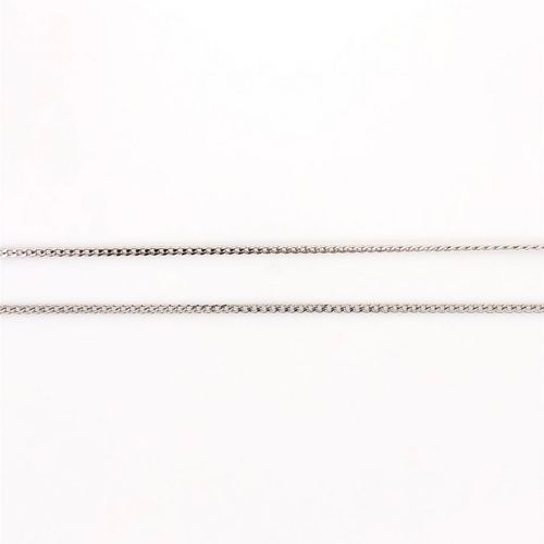 Chain Necklace 18K White Gold (140)
