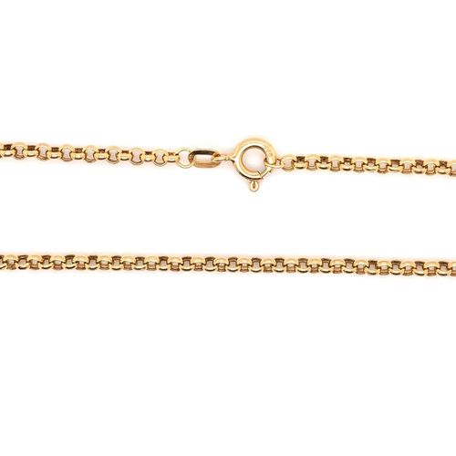 Chain Necklace 18K Yellow Gold Wonderful Portuguese