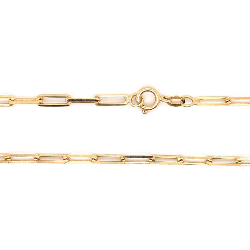 Cartier 18K Yellow Gold Santos Link 21 Inch Chain Necklace – The Back Vault